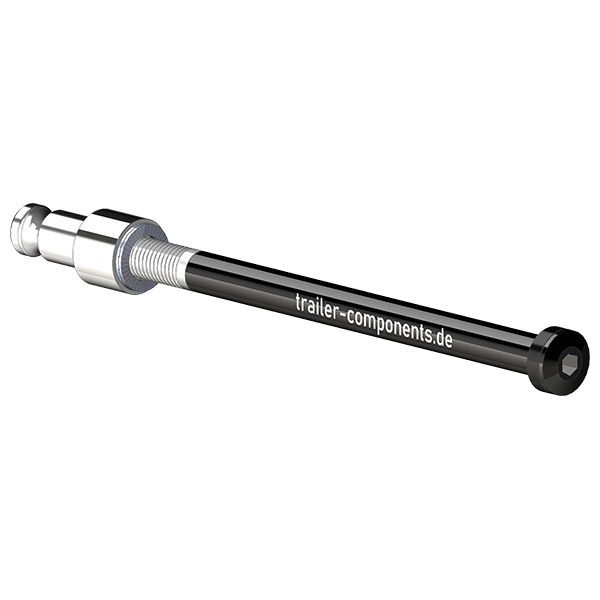 Essieux enfichables avec adaptateur Croozer pour ORBEA | pour filetage à gauche M12 x 1.50 - convient aux remorques vélo Croozer à partir de 2018