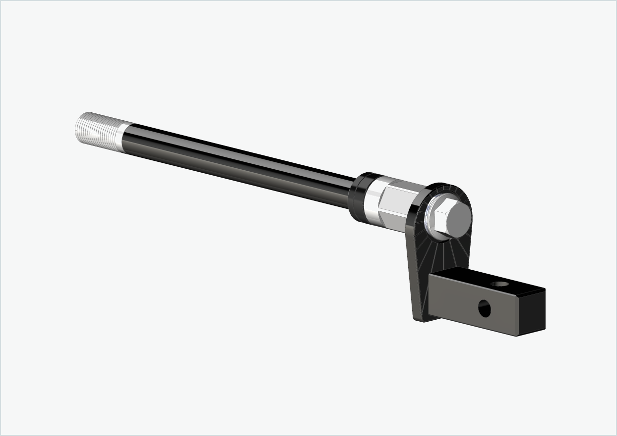 Axe de roue Syntace (X-12) avec adaptateur universel / M12 x 1.50