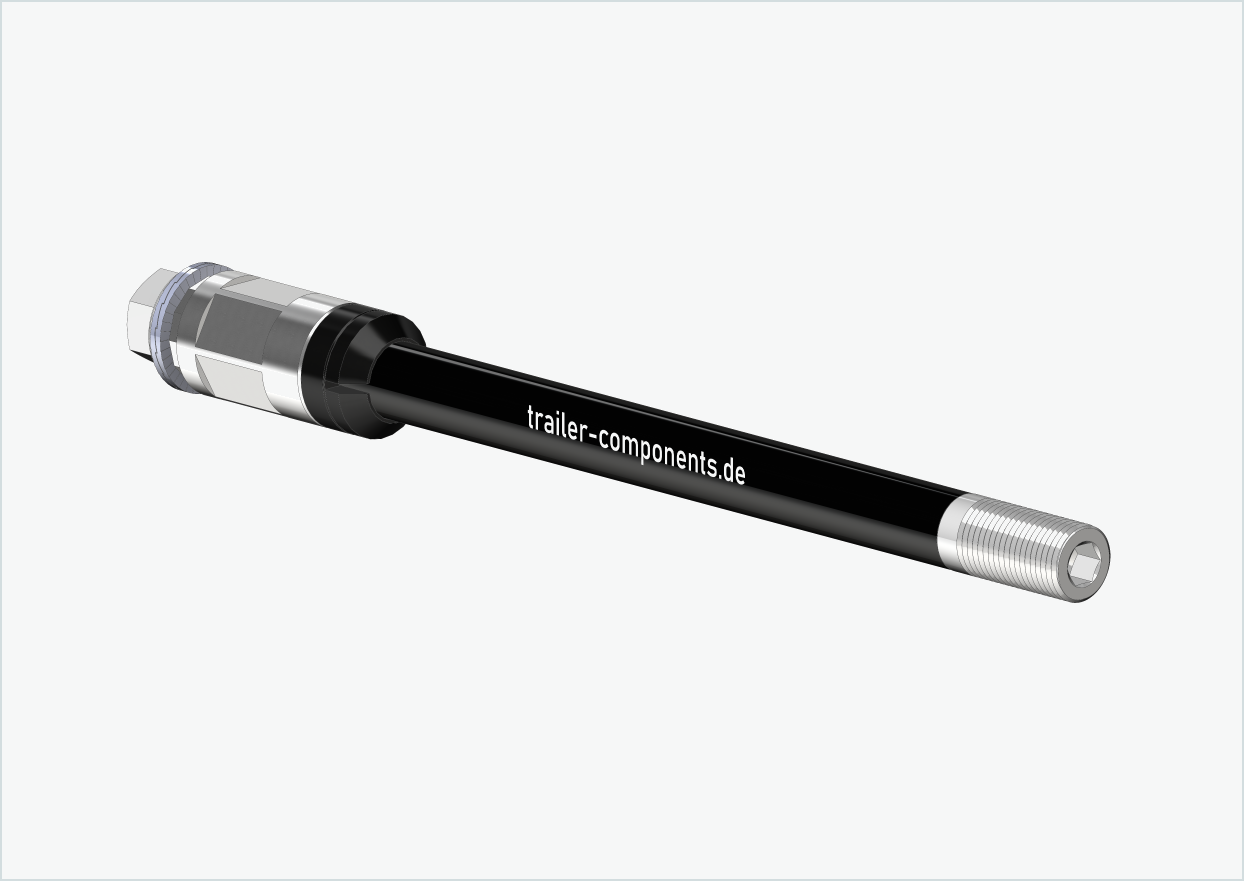 Axe de roue Syntace (X-12) avec adaptateur polygonal / M12 x 1.00