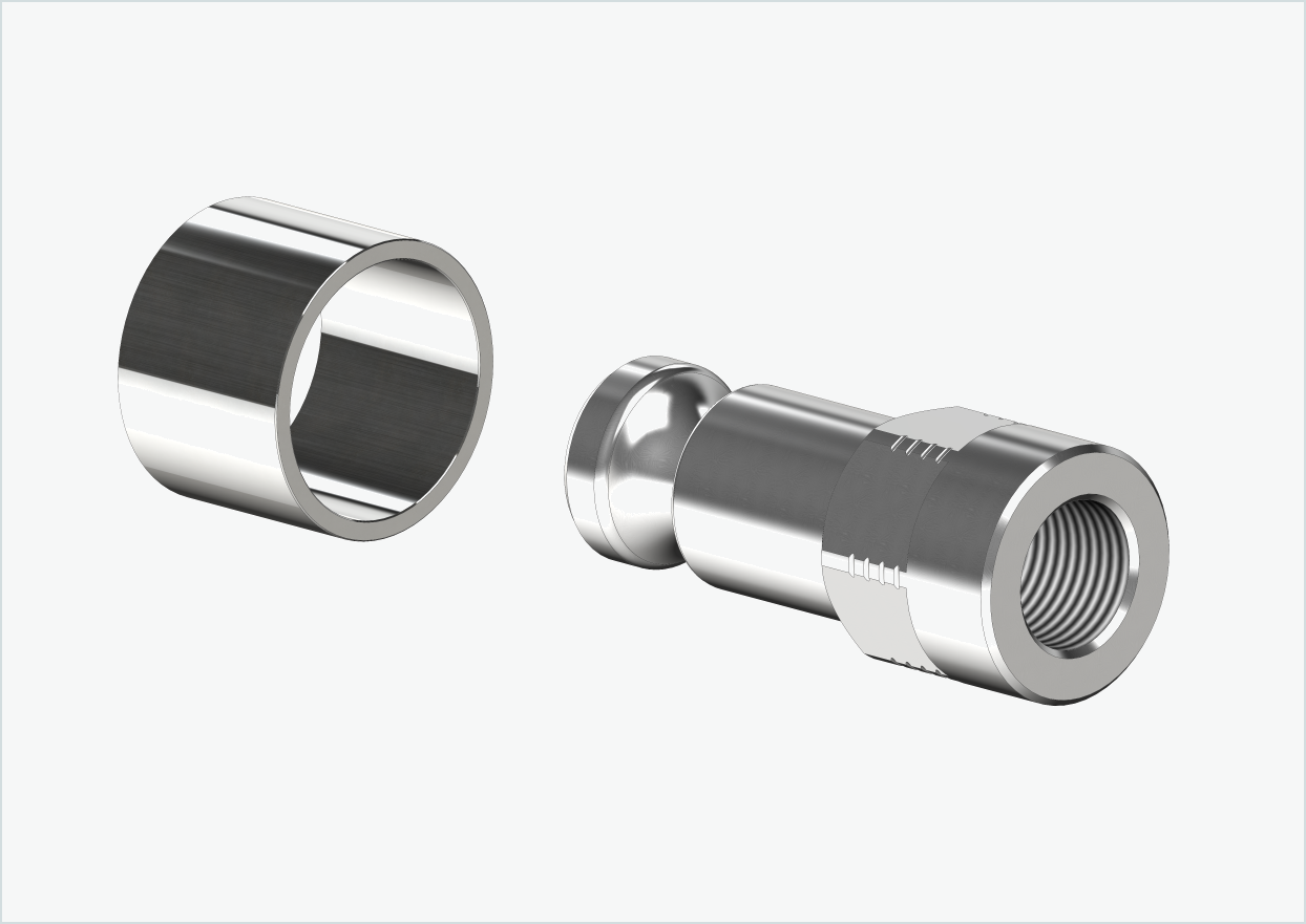 Adaptateur pour axe complet - M12 x 1.00 | pour remorques Croozer à partir de 2018