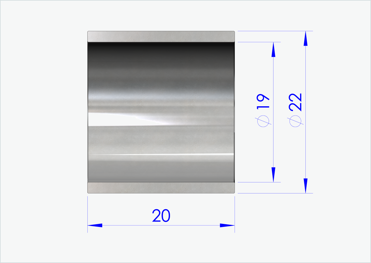 Douille de sécurité 20mm