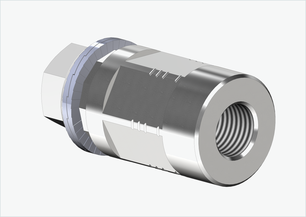 Adaptateur d'axe complet - M10 x 1.00