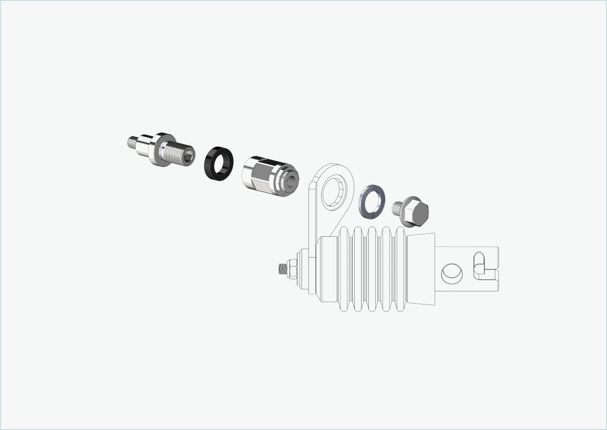 Adaptateur XL pour moyeu Rohloff Speedhub 500-14 / A12 | convient aux embrayages Weber type : E - EL - ES