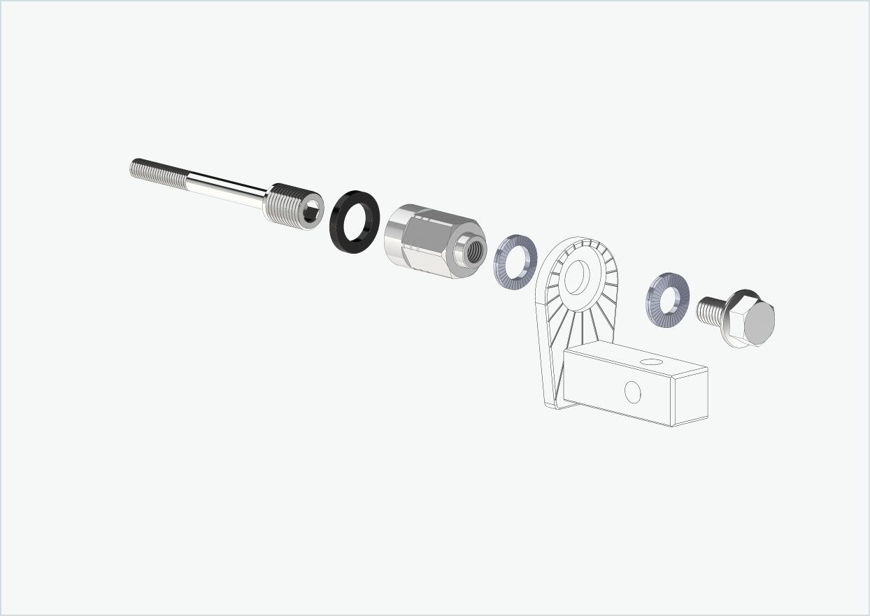 Adaptateur universel pour moyeu à vitesses intégrées Enviolo jusqu'en 2023 | convient à Thule, Qeridoo, Burley, Prophete, Hamax, Trixie et bien d'autres encore