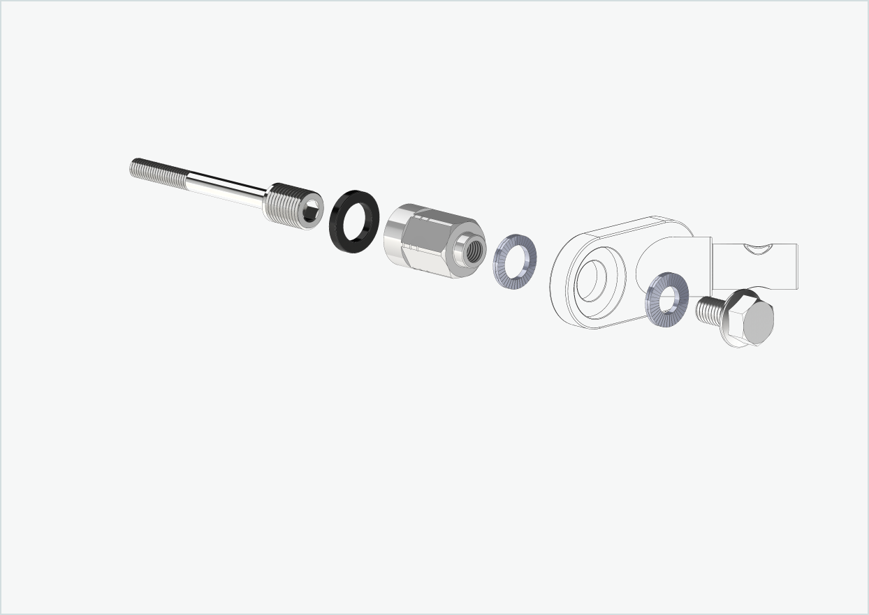 Adaptateur universel pour moyeu à vitesses intégrées Enviolo jusqu'en 2023 | convient à Thule, Qeridoo, Burley, Prophete, Hamax, Trixie et bien d'autres encore