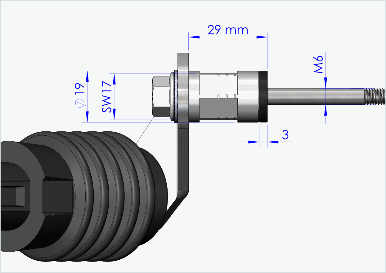 Adaptateur Polygon pour moyeux de commande Enviolo jusqu'en 2023 | convient aux accouplements Weber type : E - EL - ES