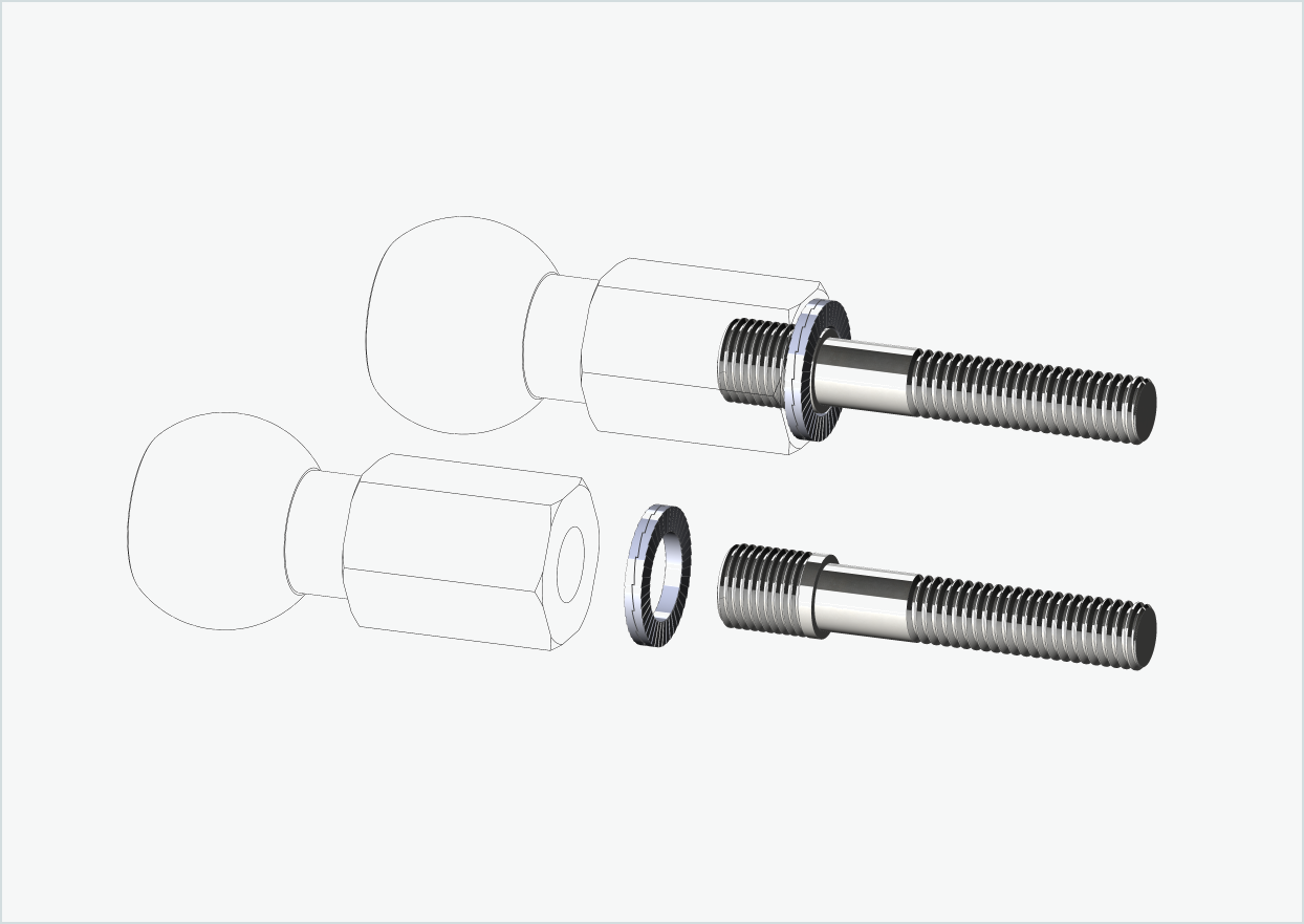 Burley COHO XC set d'adaptateur de filetage | pour moyeu à vitesses intégrées Enviolo à partir de 2024