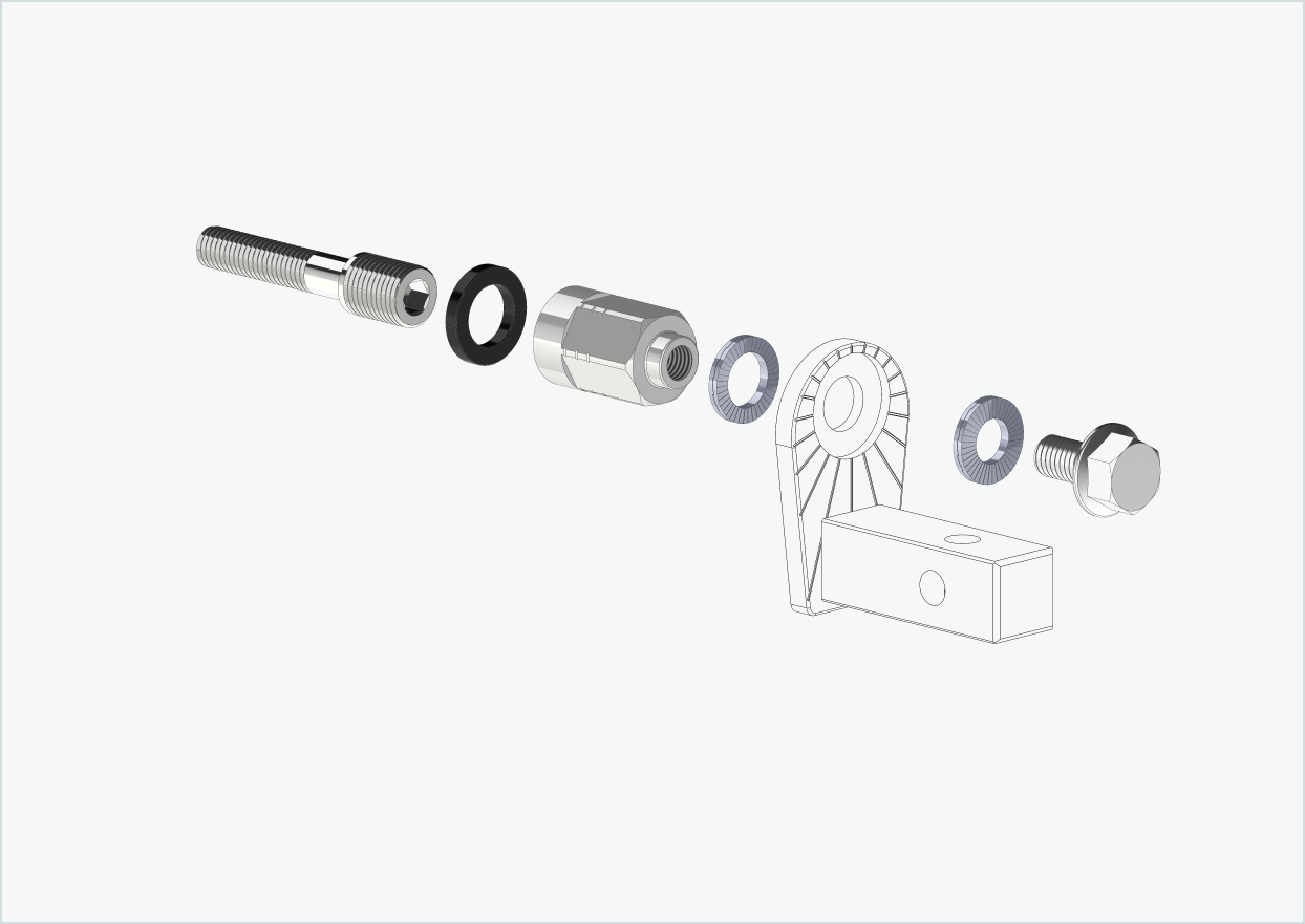 Adaptateur universel pour moyeu à vitesses intégrées Enviolo à partir de 2024 | convient à Thule, Qeridoo, Burley, Prophete, Hamax, Trixie et bien d'autres encore