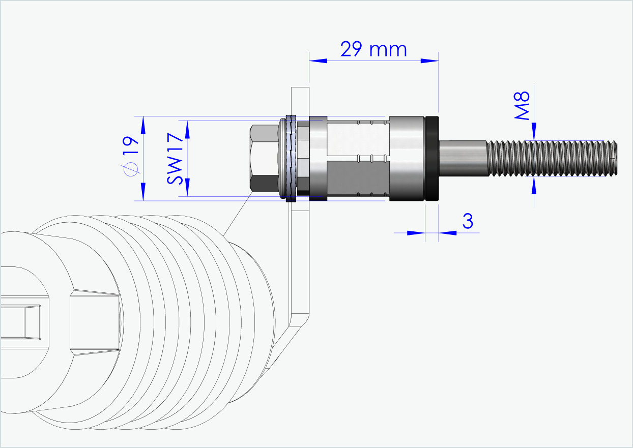Adaptateur Polygon pour moyeux de commande Enviolo à partir de 2024 | convient aux accouplements Weber type : E - EL - ES