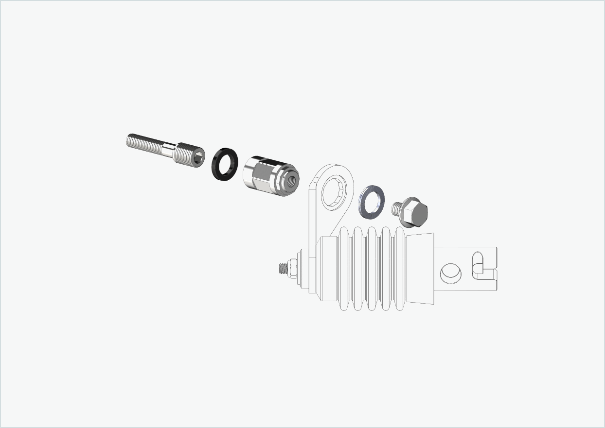 Adaptateur Polygon pour moyeux de commande Enviolo à partir de 2024 | convient aux accouplements Weber type : E - EL - ES