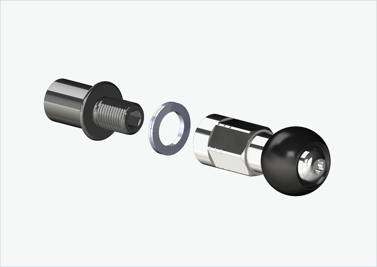 Cowboy 4 - Adaptateur fileté court - M12 x 1.25 | Bundle avec set d'adaptateurs Burley COHO XC