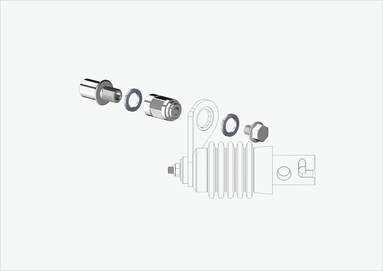 Cowboy 4 - Adaptateur fileté court - M12 x 1.25 | Bundle avec adaptateur Weber