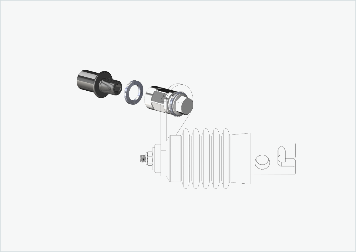Cowboy 4 - Adaptateur fileté court - M12 x 1.25 | Bundle avec adaptateur Weber