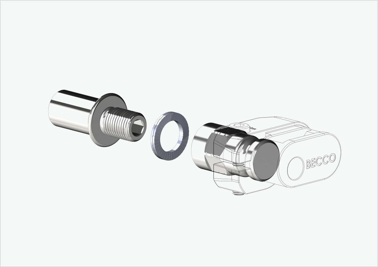 Cowboy 4 - Adaptateur fileté long - M12 x 1.25 | Bundle avec adaptateur Leggero (BECCO)