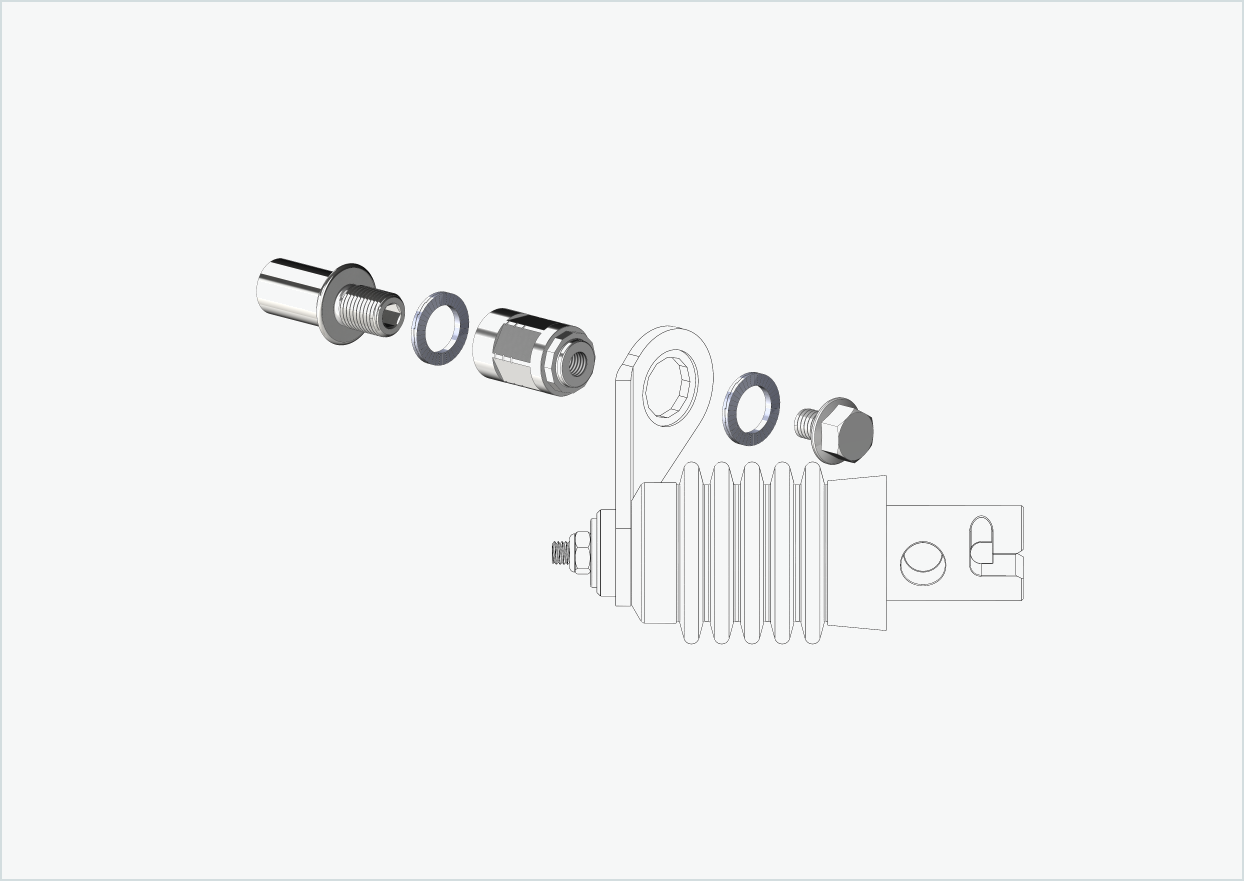 Cowboy 4 - Adaptateur fileté long - M12 x 1.25 | Bundle avec adaptateur Weber