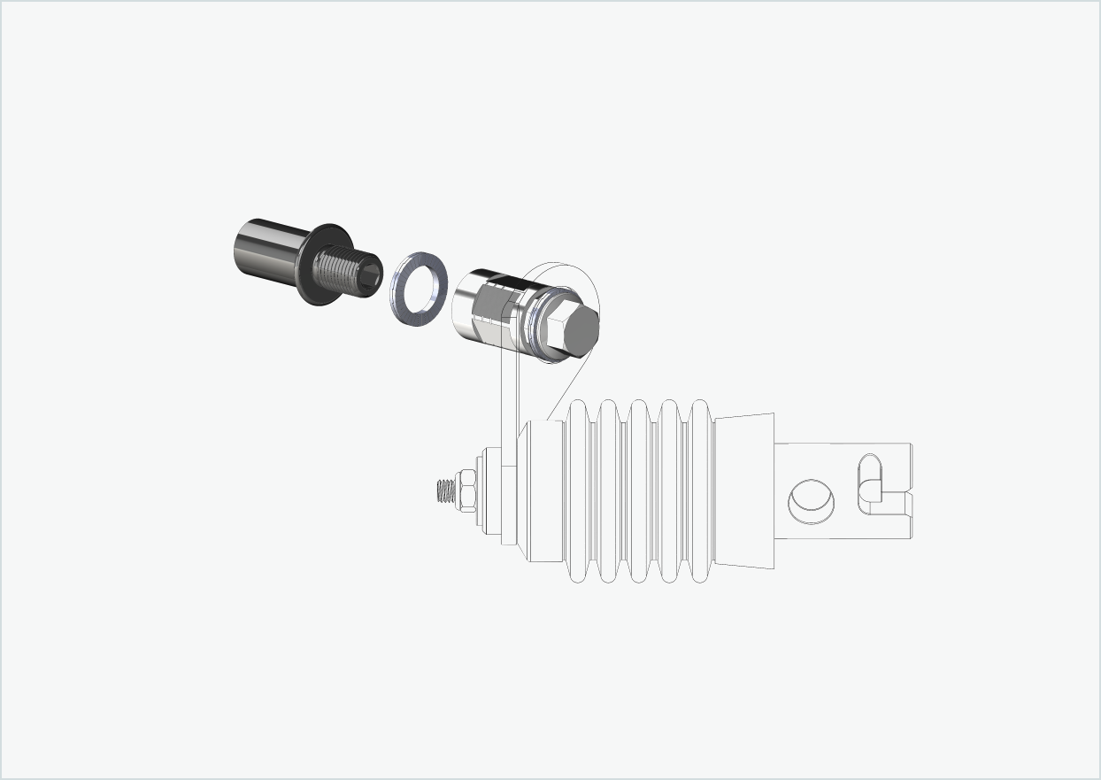 Cowboy 4 - Adaptateur fileté long - M12 x 1.25 | Bundle avec adaptateur Weber