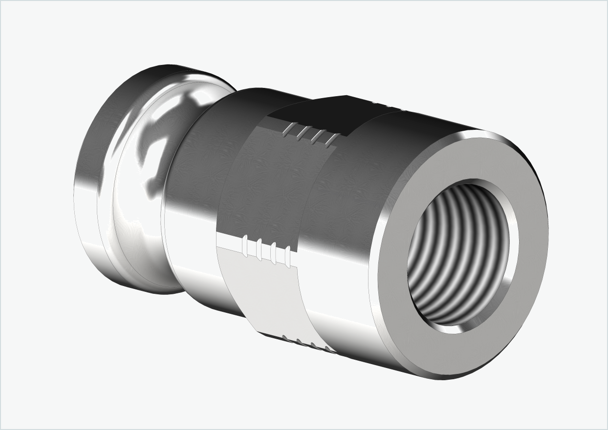 Adaptateur plein axe - M12 x 1.00 | pour Leggero (BECCO)