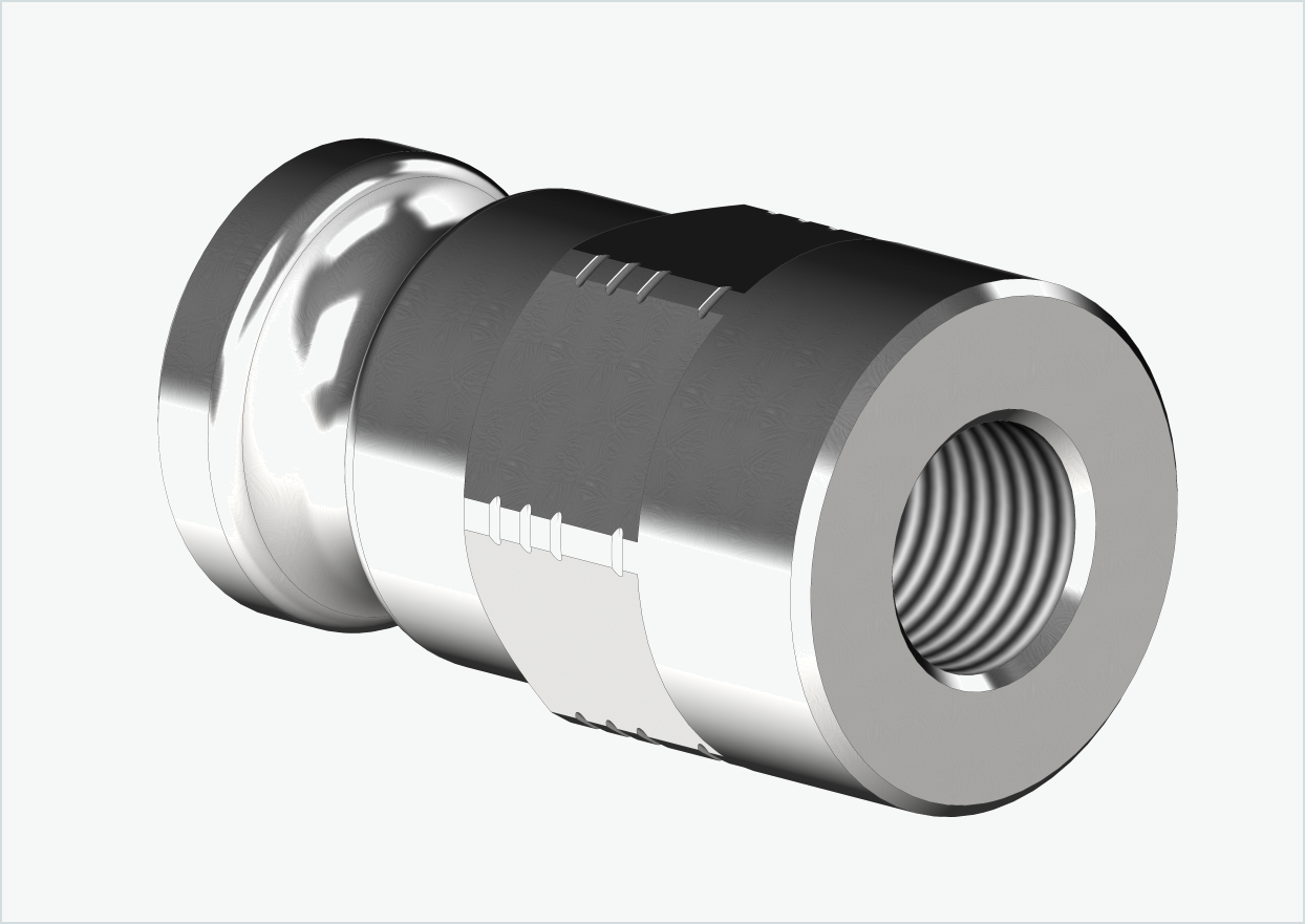 Adaptateur axe plein - M10 x 1.00 | pour Leggero (BECCO)