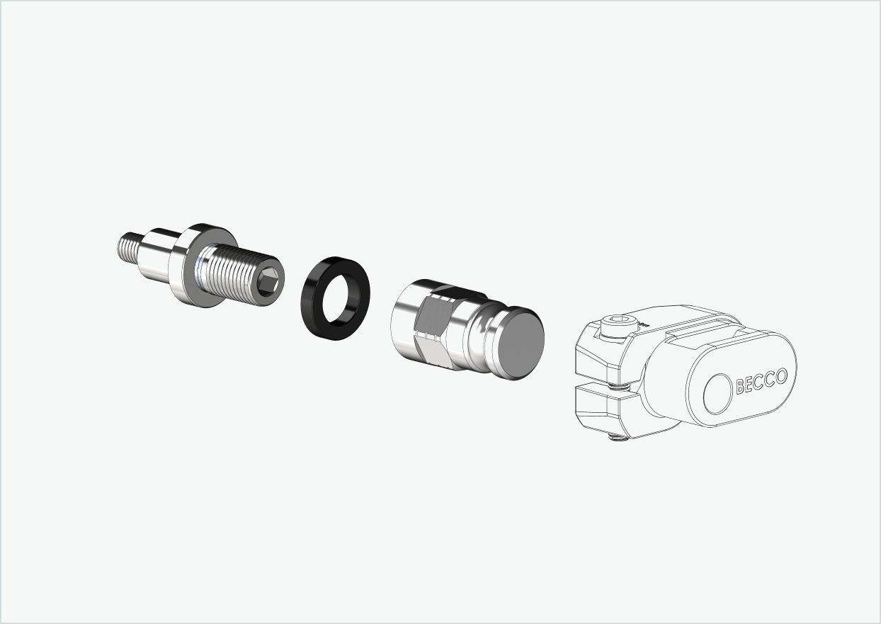 Adaptateur XL pour moyeu Rohloff Speedhub 500-14 / A12 | convient pour Leggero avec système BECCO