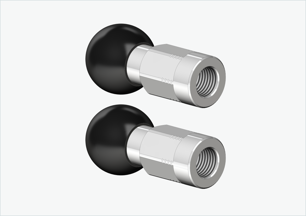 Kit d'adaptation pour axe complet - M12 x 1.00 | convient pour Burley COHO XC