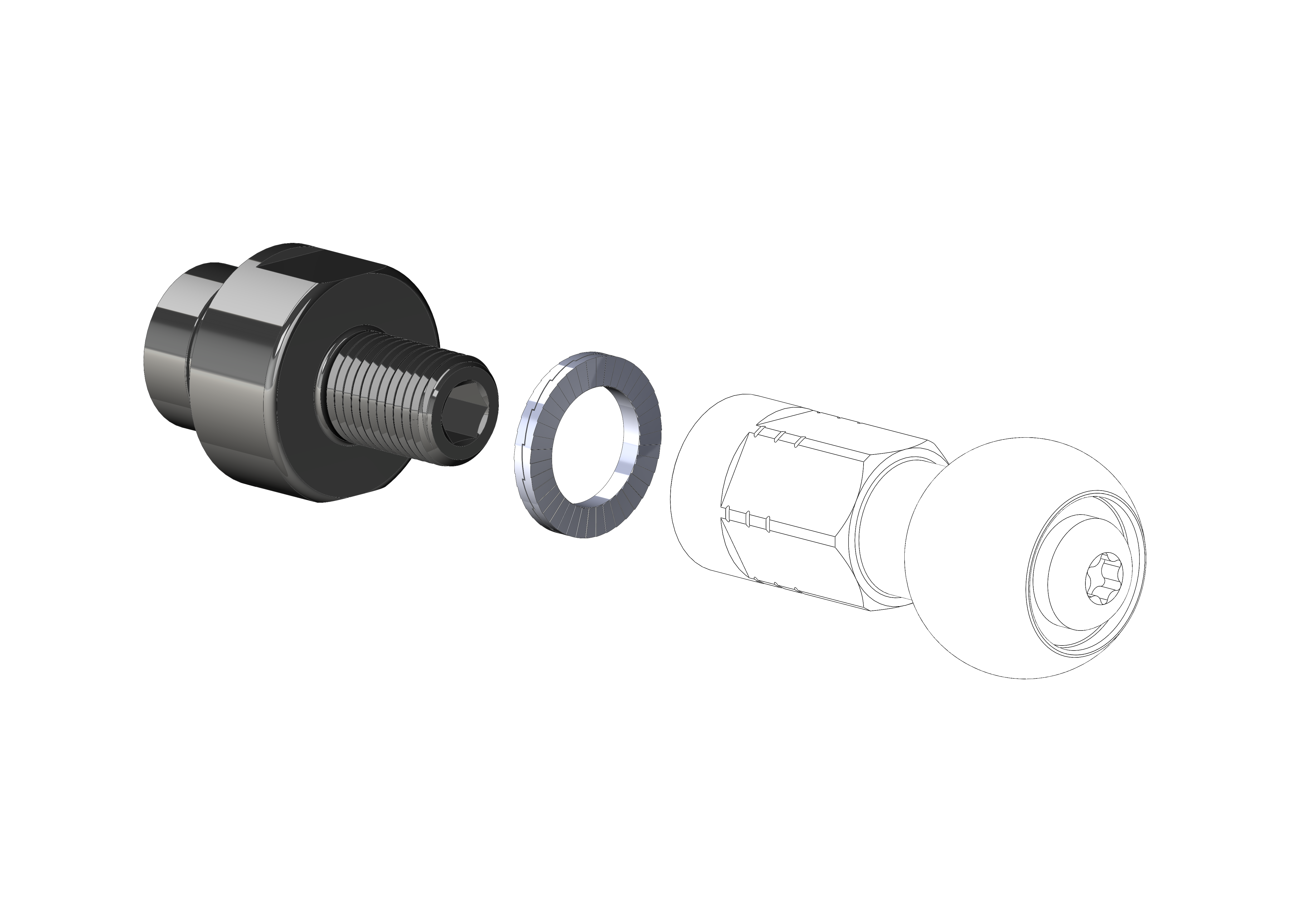 Adaptateur fileté - M12 x 1,25 | compatible avec ORBEA Diem 10 et 20
