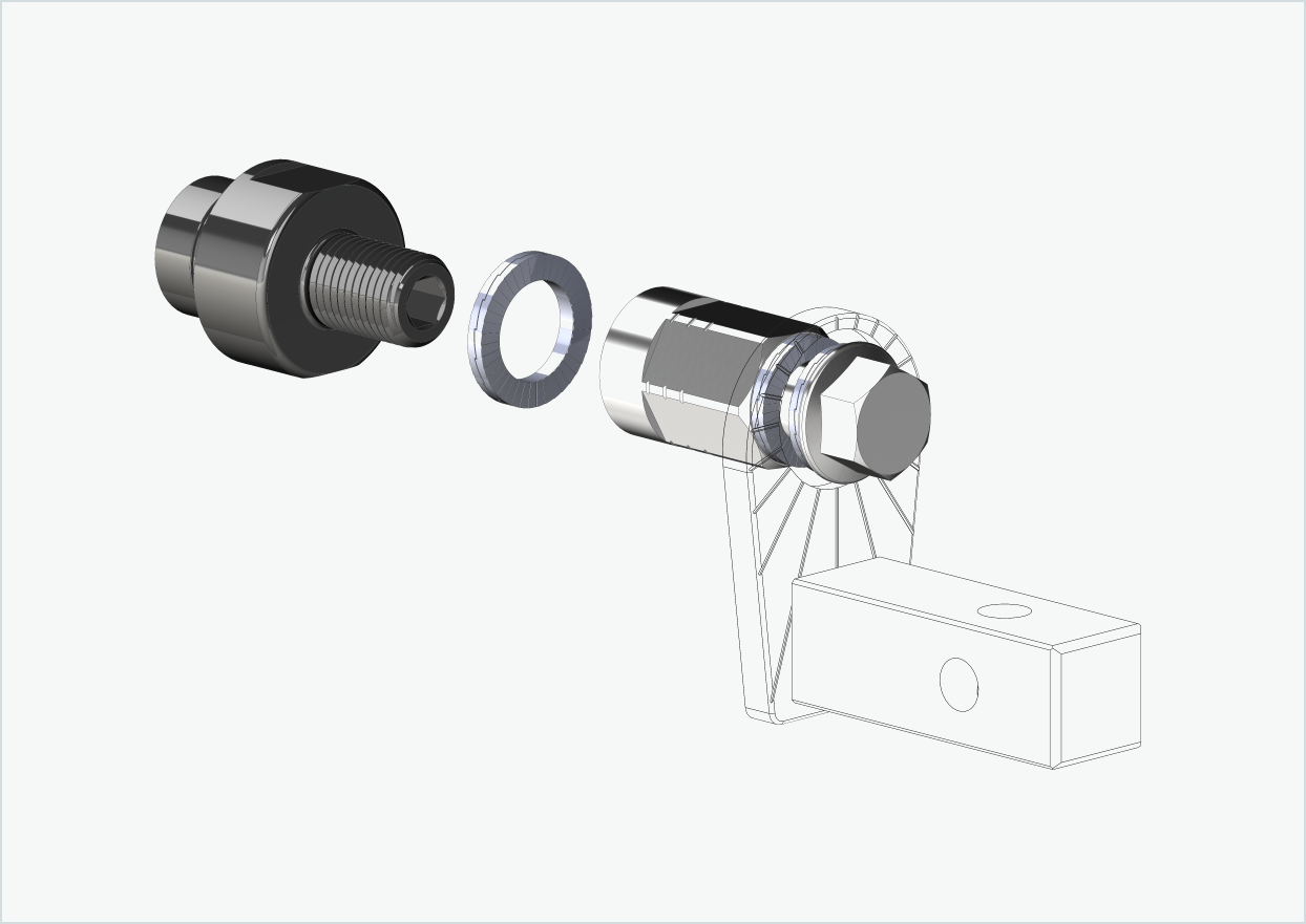 ORBEA Diem - Adaptateur fileté - M12 x 1,25 | Lot avec adaptateur universel