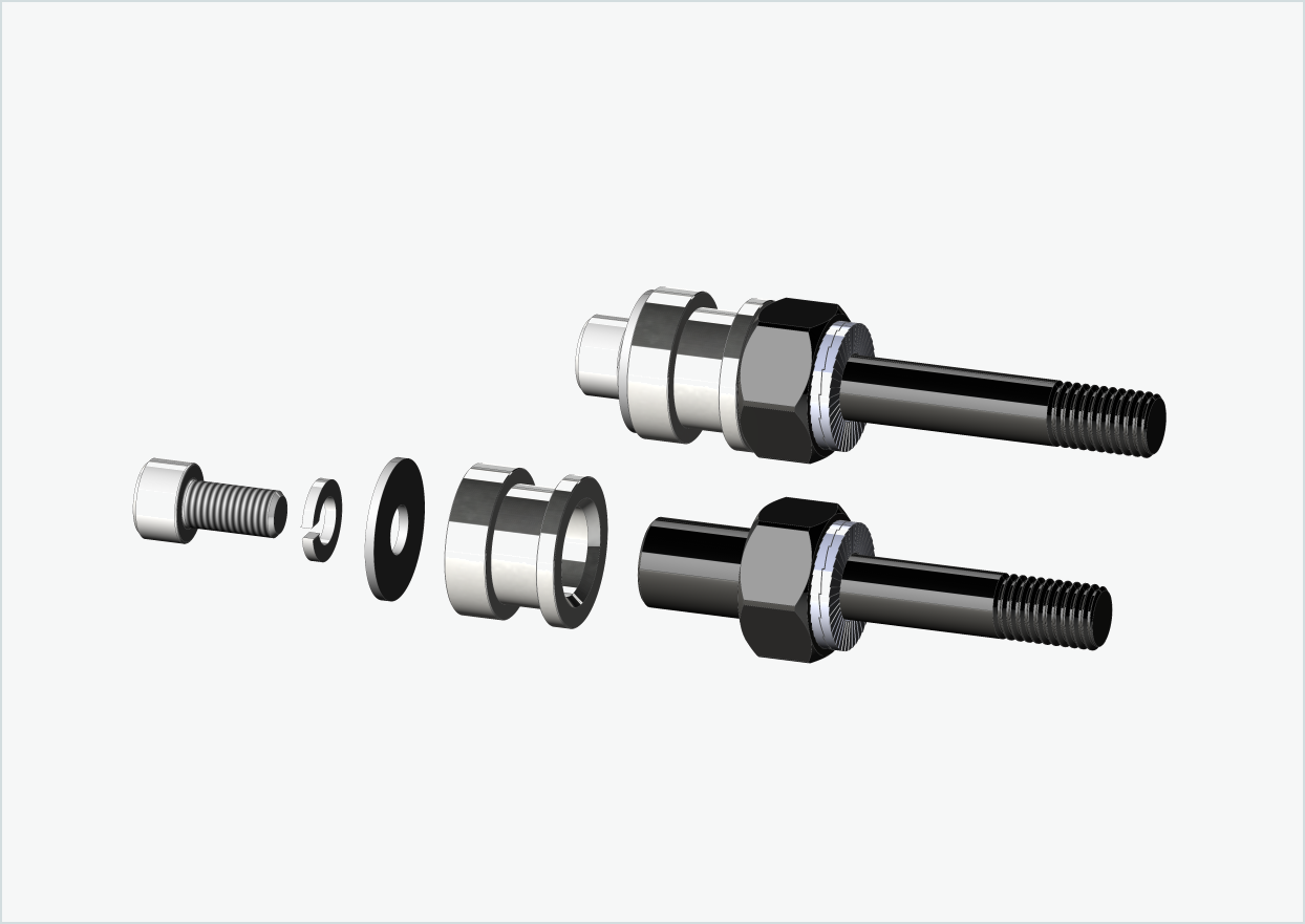 BOB YAK / IBEX set d'adaptateur de filetage (30mm/36mm) | pour Rohloff Speedhub 500-14 / A12