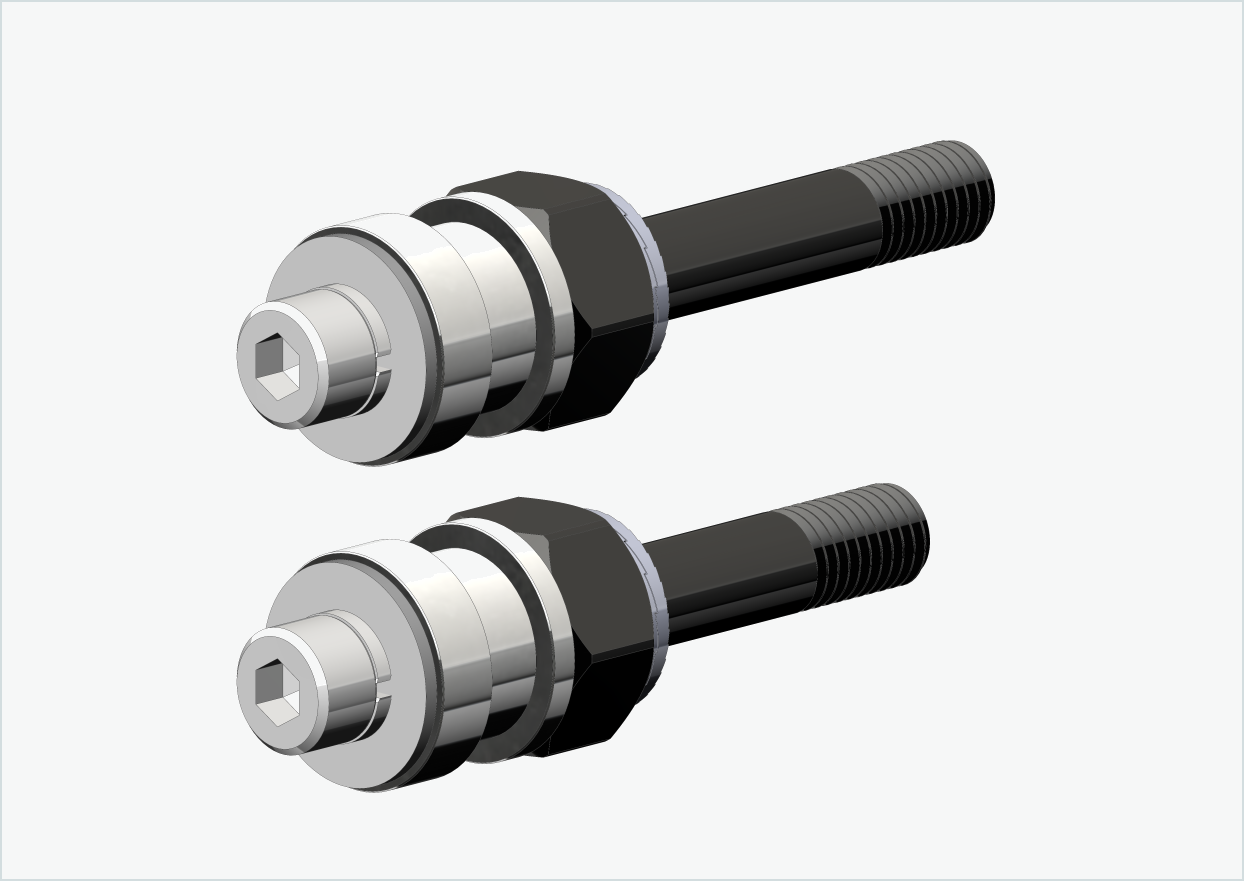 BOB YAK / IBEX set d'adaptateur de filetage (30mm/36mm) | pour Rohloff Speedhub 500-14 / A12