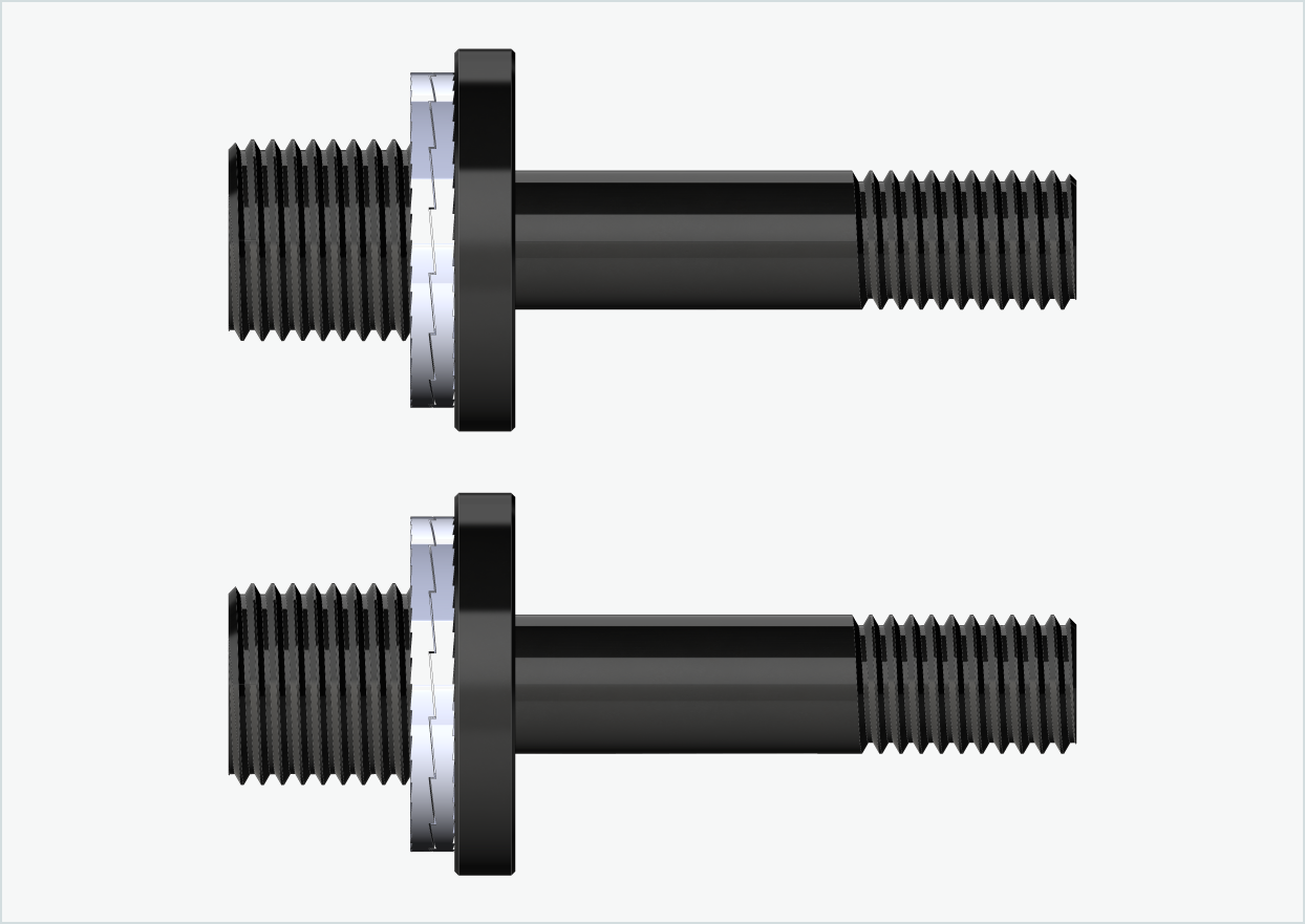 Burley COHO XC Kit adaptateur de filetage (30mm/30mm) | pour Rohloff Speedhub 500-14 / A12