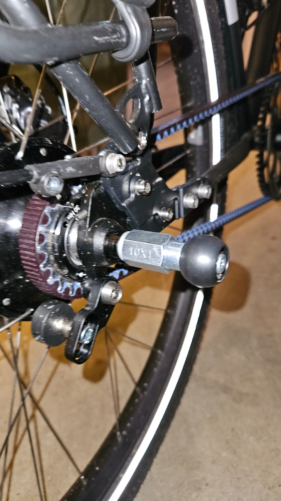 Burley COHO XC Kit adaptateur de filetage (30mm/42mm) | pour Rohloff Speedhub 500-14 / A12