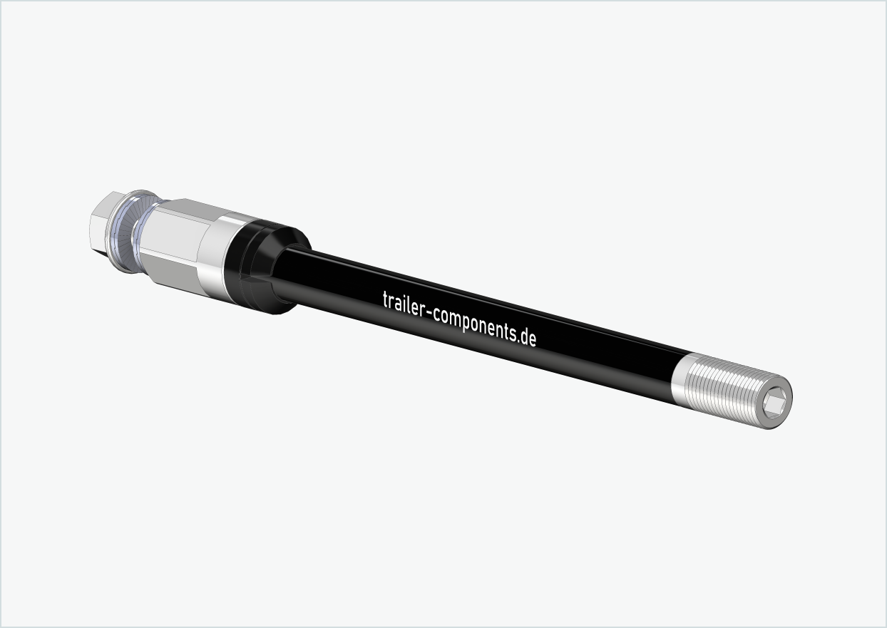 Axe de roue Syntace (X-12) avec adaptateur universel / M12 x 1.00