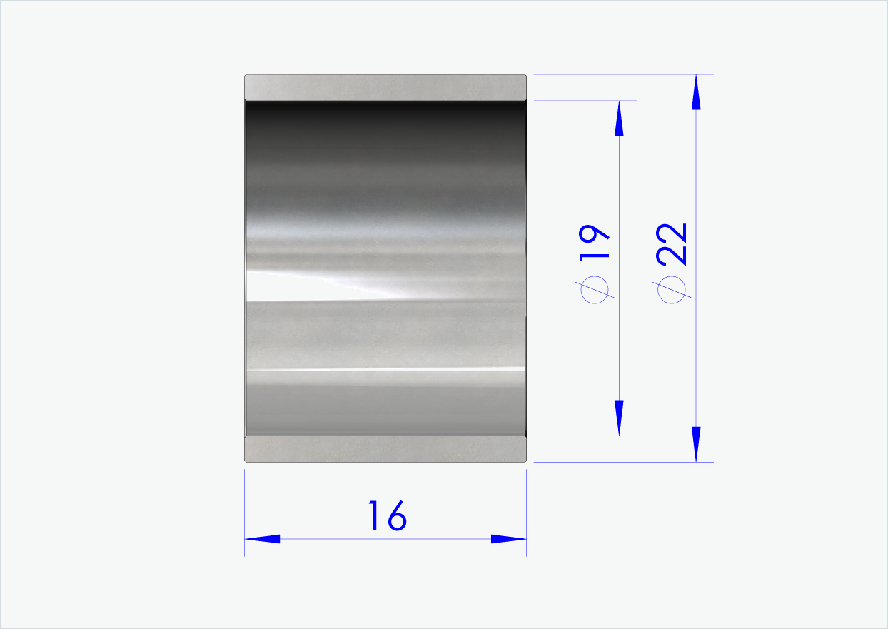 Douille de sécurité 16mm