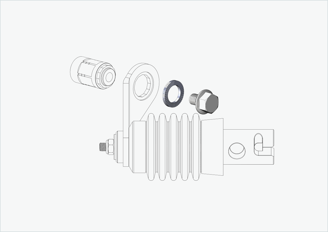 Kit de raccords pour adaptateur polygonal (Weber)