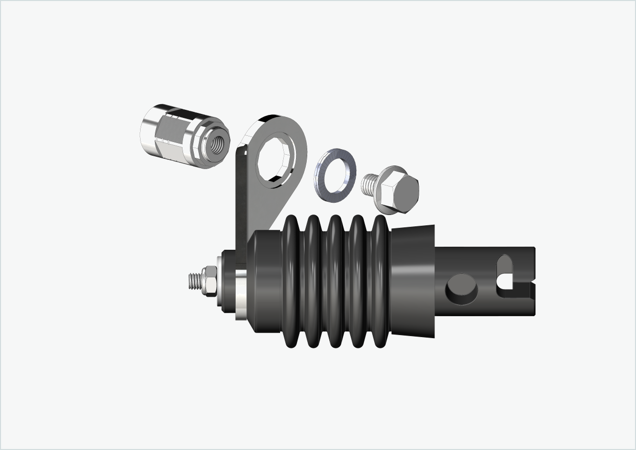 Adaptateur d'axe complet - M12 x 1.25