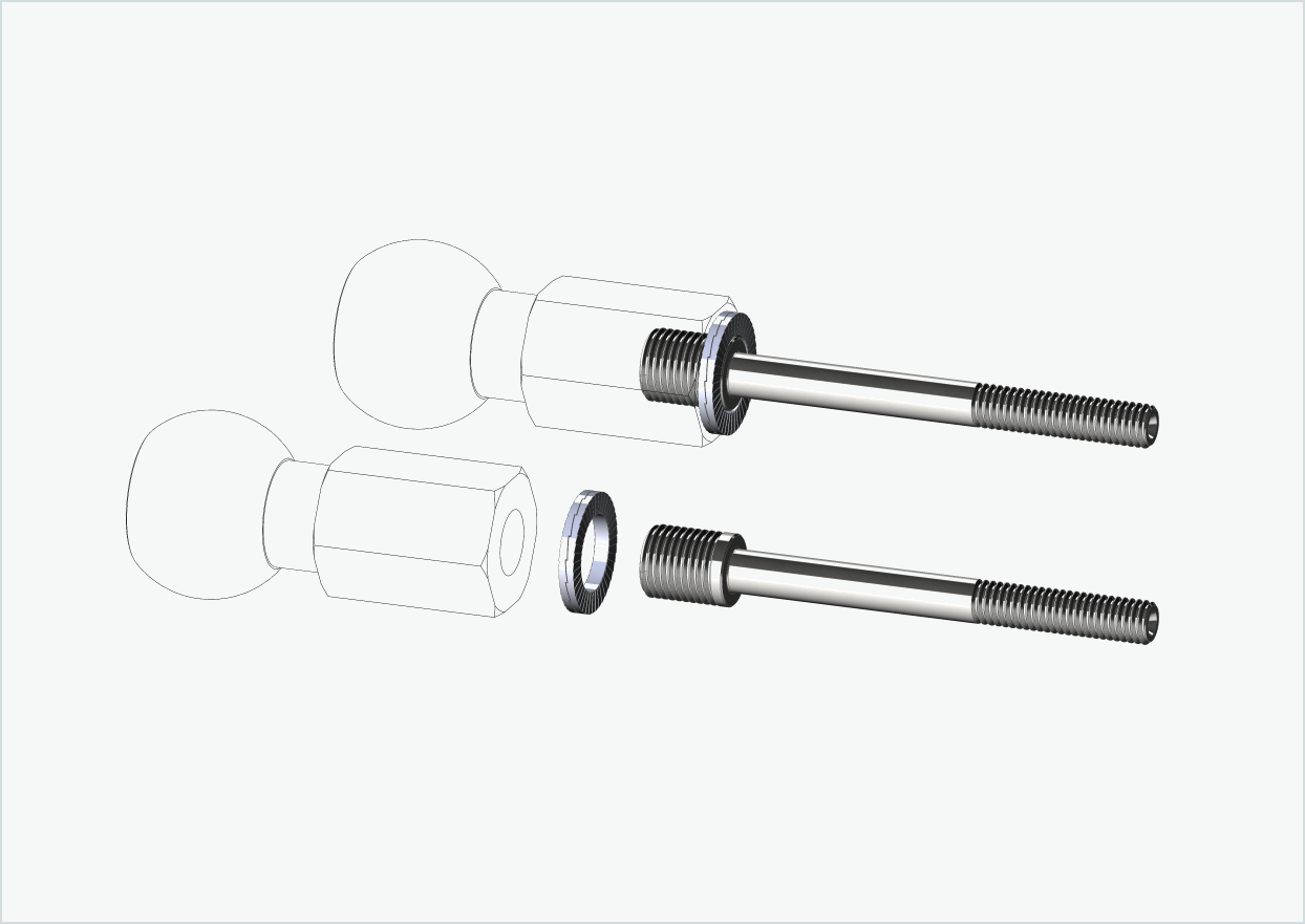Burley COHO XC kit adaptateur de filetage | pour moyeux à vitesses intégrées Enviolo jusqu'en 2023