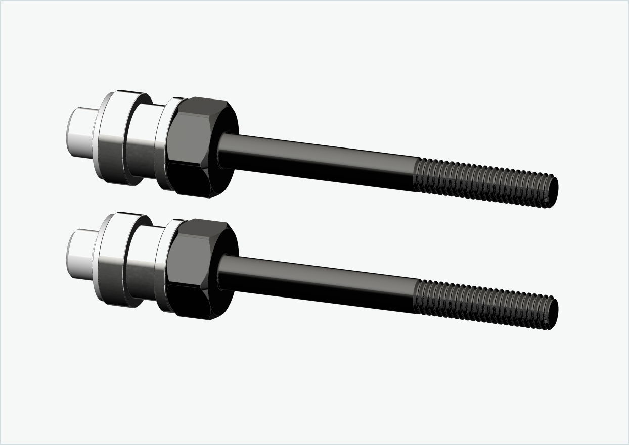 BOB YAK / IBEX set d'adaptateurs filetés | pour moyeux de vitesses Enviolo jusqu'en 2023