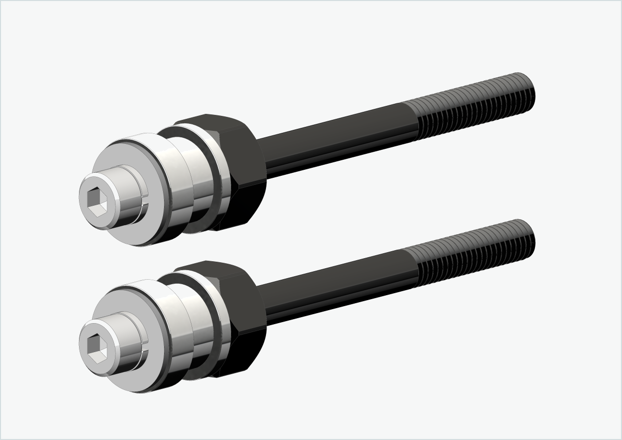 BOB YAK / IBEX set d'adaptateurs filetés | pour moyeux de vitesses Enviolo jusqu'en 2023