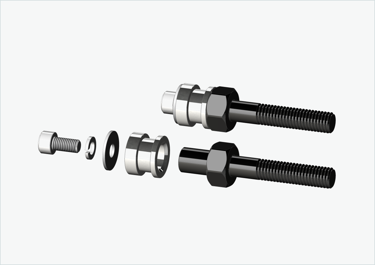 BOB YAK / IBEX set d'adaptateurs filetés | pour moyeux de vitesses Enviolo à partir de 2024