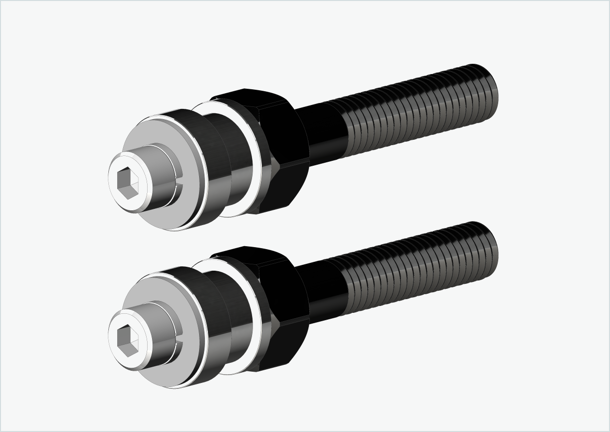 BOB YAK / IBEX set d'adaptateurs filetés | pour moyeux de vitesses Enviolo à partir de 2024