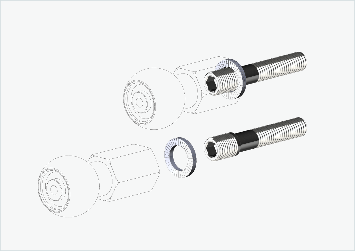 Burley COHO XC set d'adaptateur de filetage | pour moyeu à vitesses intégrées Enviolo à partir de 2024