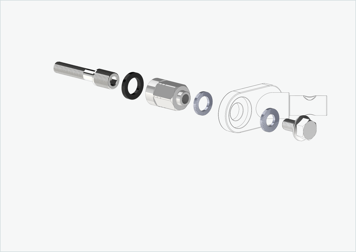 Adaptateur universel pour moyeu à vitesses intégrées Enviolo à partir de 2024 | convient à Thule, Qeridoo, Burley, Prophete, Hamax, Trixie et bien d'autres encore