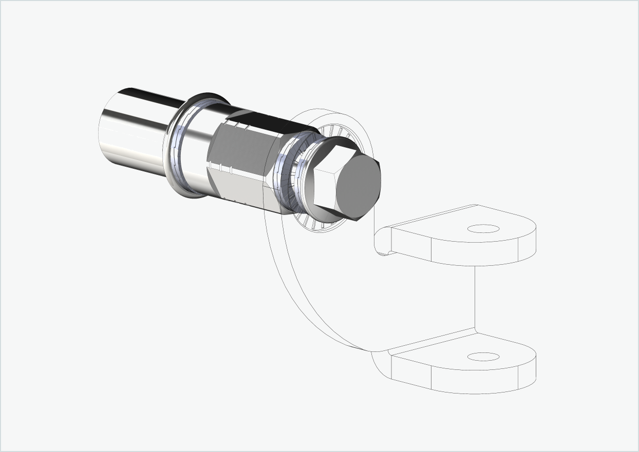 Cowboy 4 - Adaptateur fileté court - M12 x 1.25 | Bundle avec adaptateur universel