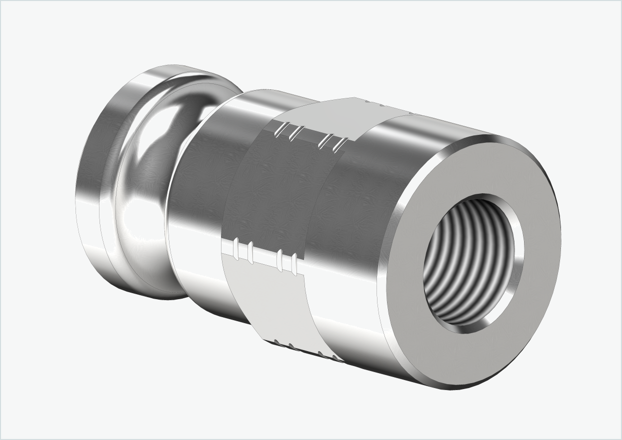 Adaptateur axe plein - FG 10.5 - (13/32 x 26) | pour Leggero (BECCO)