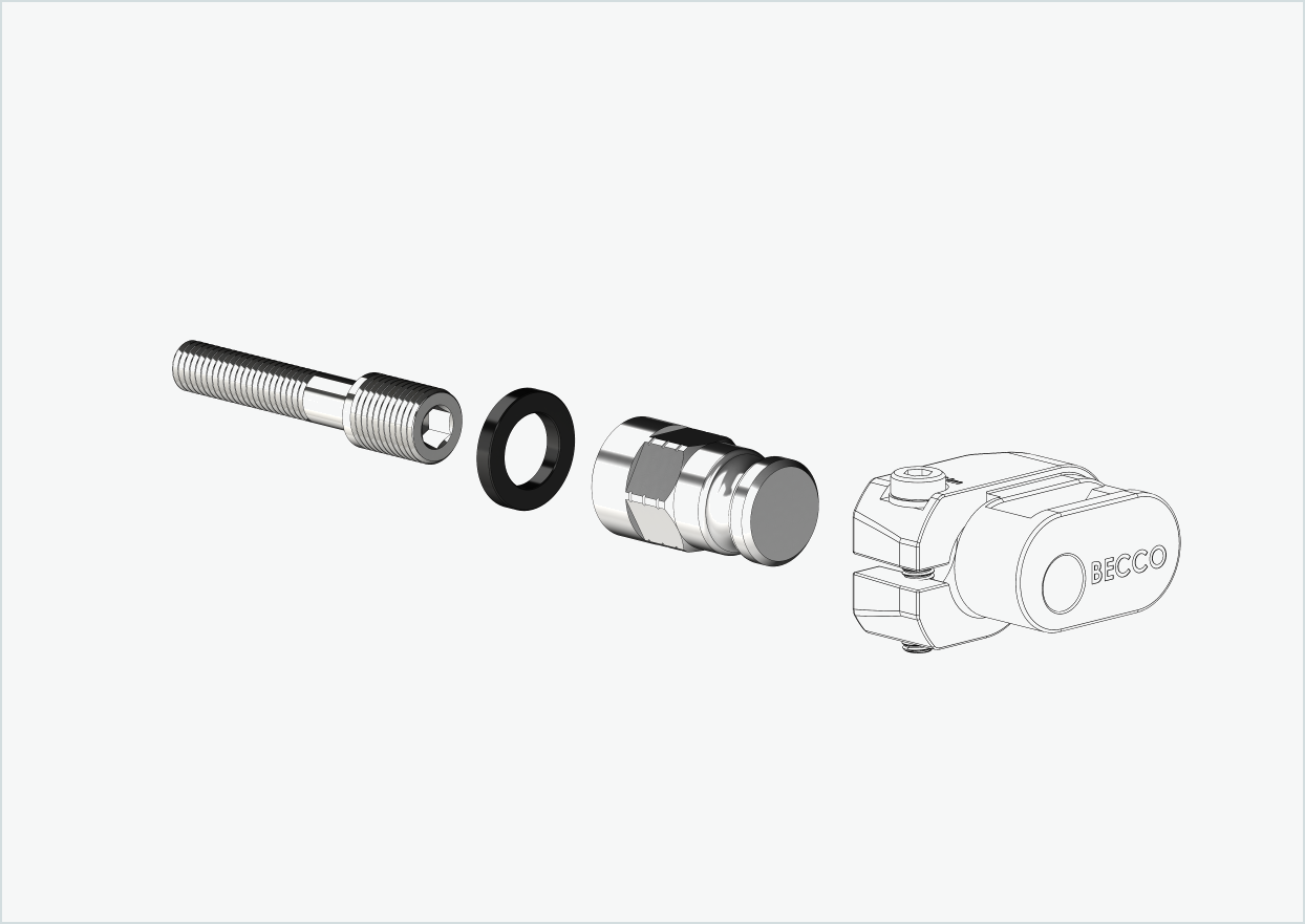 Adaptateur pour moyeux à vitesses intégrées Enviolo à partir de 2024 | convient pour Leggero avec système BECCO
