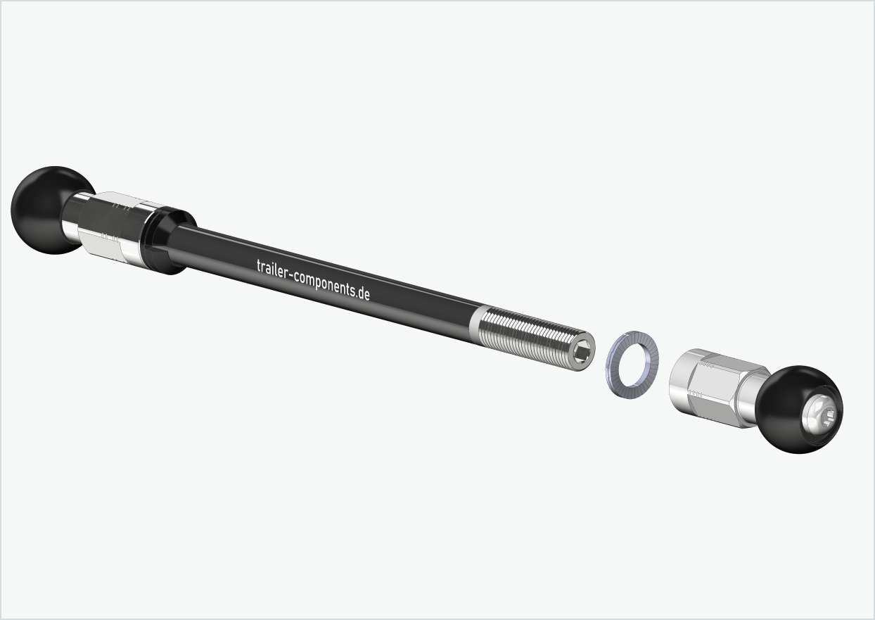 Axe enfichable Syntace (X-12) pour Burley COHO XC / M12 x 1.00