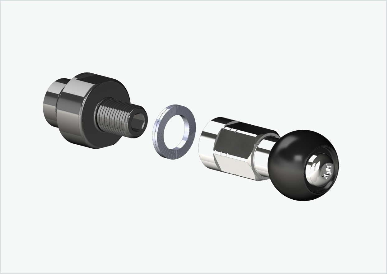 ORBEA Diem - Adaptateur fileté - M12 x 1,25 | Lot avec kit d'adaptateurs  Burley COHO XC