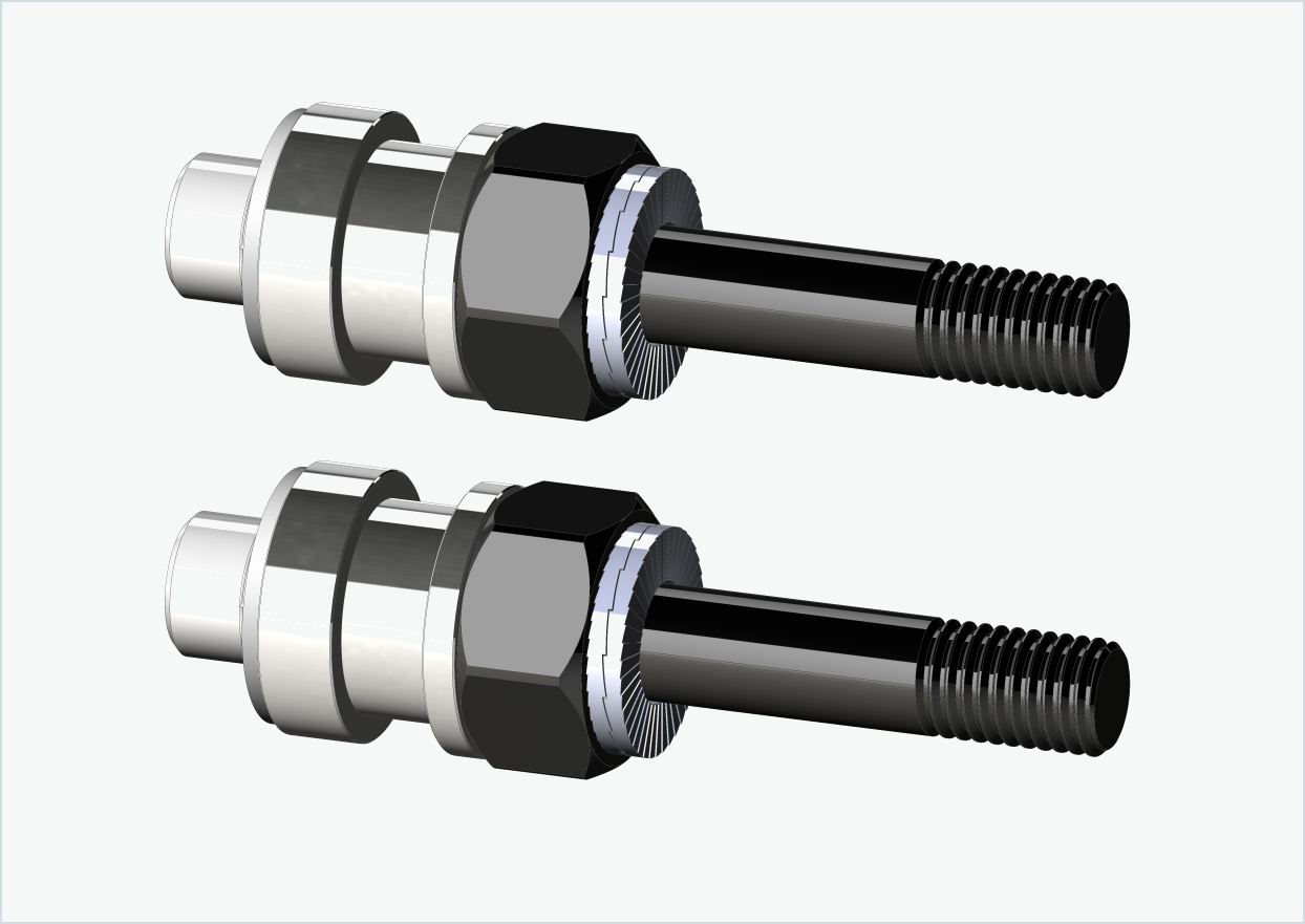 BOB YAK / IBEX set d'adaptateur de filetage (30mm/30mm) | pour Rohloff Speedhub 500-14 / A12