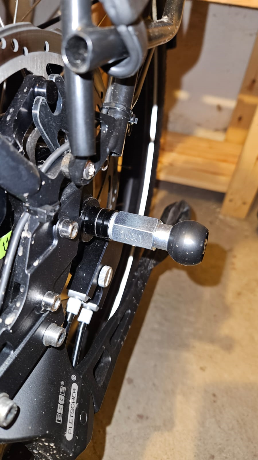 Burley COHO XC Kit adaptateur de filetage (30mm/42mm) | pour Rohloff Speedhub 500-14 / A12